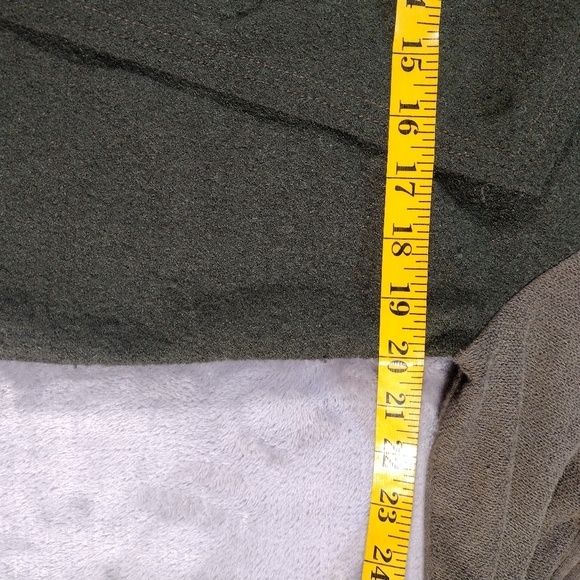 Free People Drippy Wool Blend Jacket size Small Green Hooded Cardigan - Picture 8 of 9